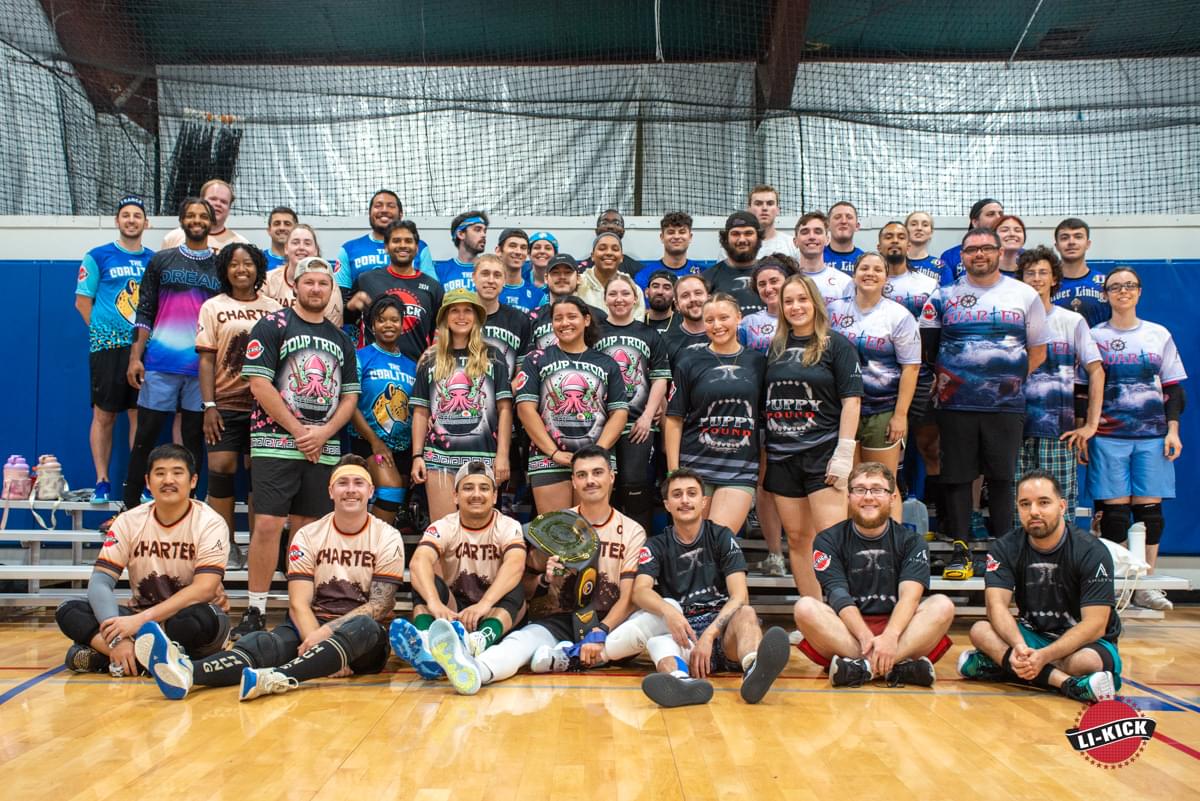 Hallenfussball Action